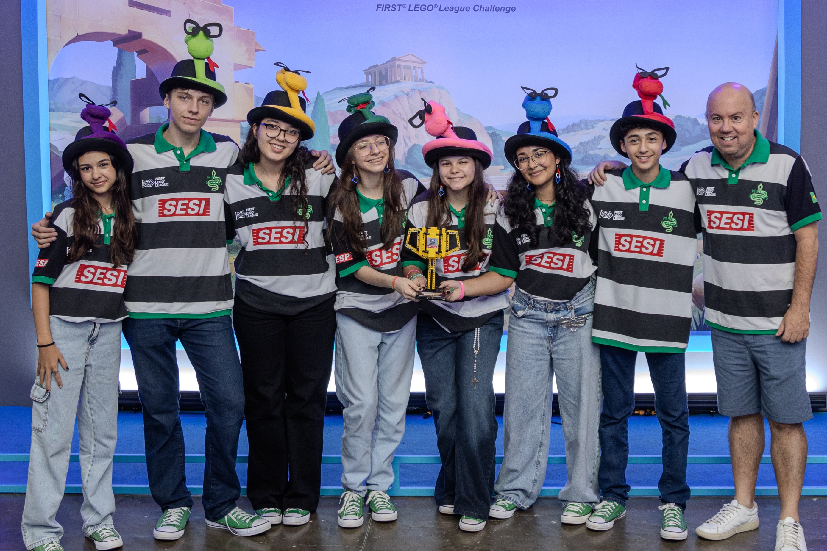 Integrantes SESI MEGASNAKES temporada UNEARTHED FLL