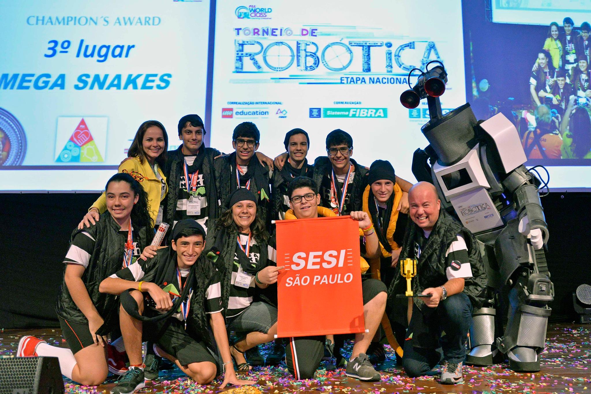 Integrantes SESI MEGASNAKES temporada FLL WORLD CLASS